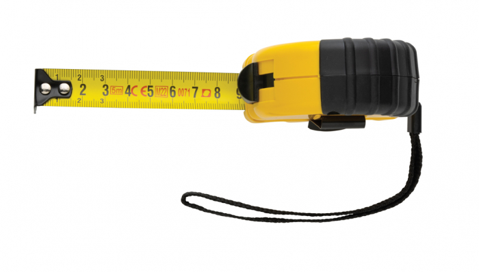 Ruleta RCS 5m/19mm – ABS reciclat, grip TPR, banda galbena cm [3]