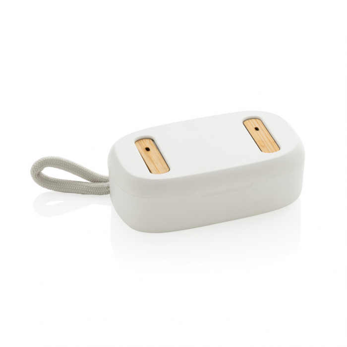 Casti wireless TWS din bambus si plastic reciclat RCS, albastrutooth 5.3 [3]