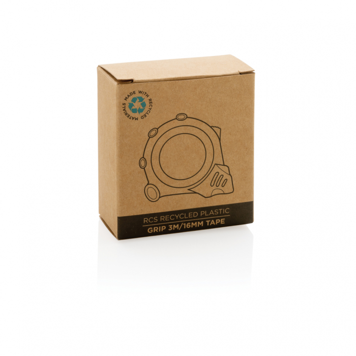 Ruleta RCS Grip 3m/16mm cu magnet – ABS reciclat, banda galbena cm [9]