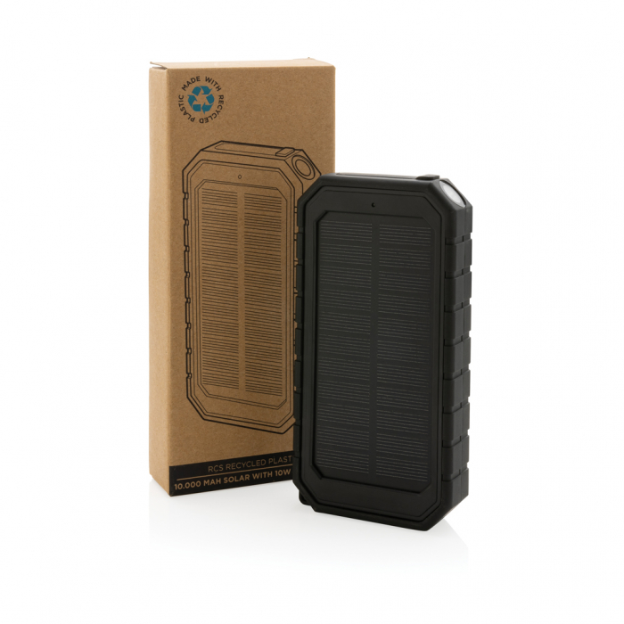 Powerbank solar 10.000 mAh din plastic reciclat RCS, incarcare wireless 10W [10]