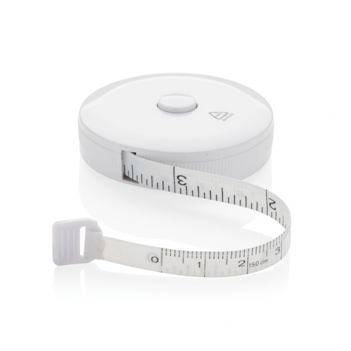 Metru de croitorie RCS din plastic reciclat 1.5m – marcaje cm/inch, retractie prin buton [2]