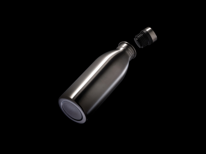 Sticla de apa deluxe inox reciclat RCS 500 ml antiscurgere [7]