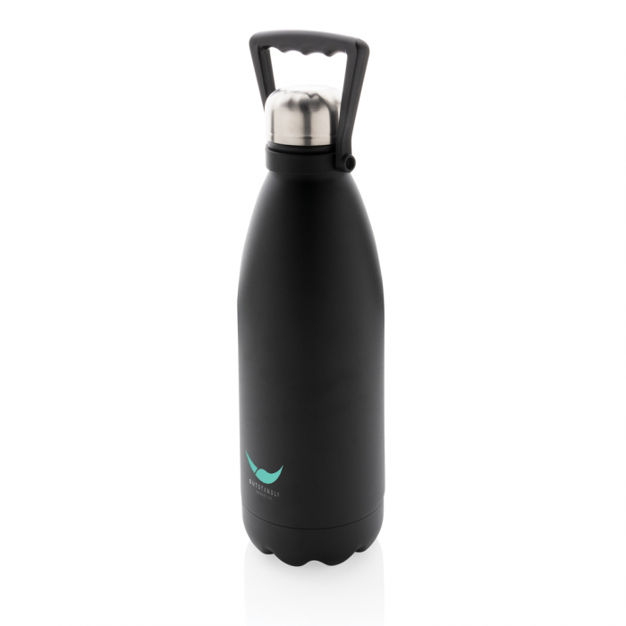 Sticla termos inox reciclat RCS 1,5L mare cu maner [5]