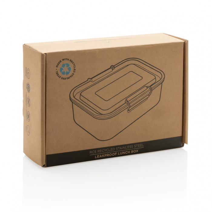 Caserola de pranz inox reciclat RCS – etansa si rezistenta, 0.8L [13]