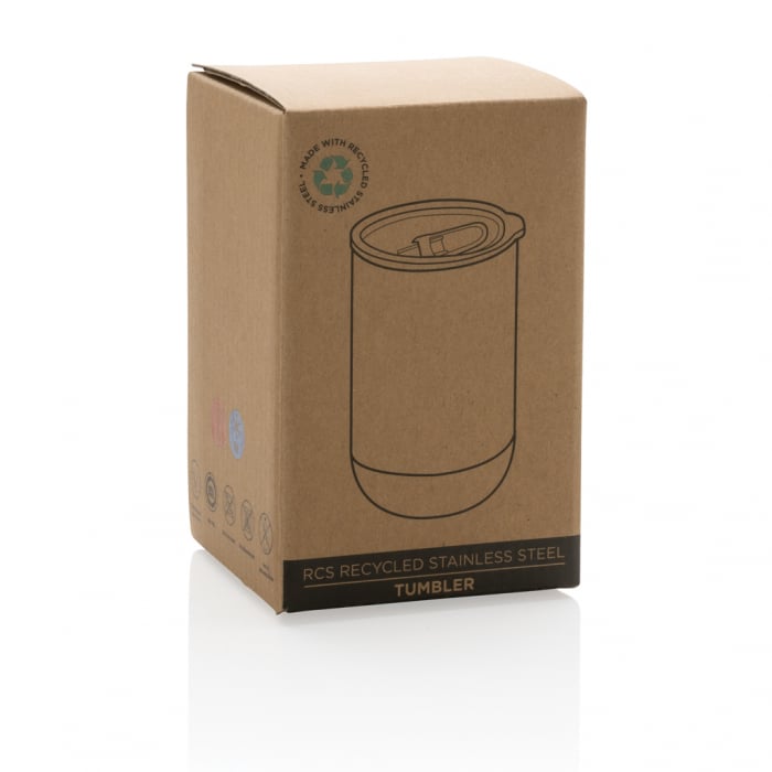 Pahar termos inox reciclat RCS 360 ml cu capac culisant [13]