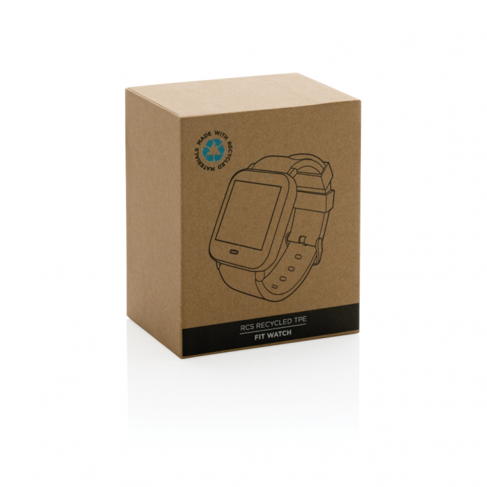 Ceas inteligent RCS Fit Watch din TPU reciclat, ecran 1.3", monitorizare ritm cardiac, IP67 [12]