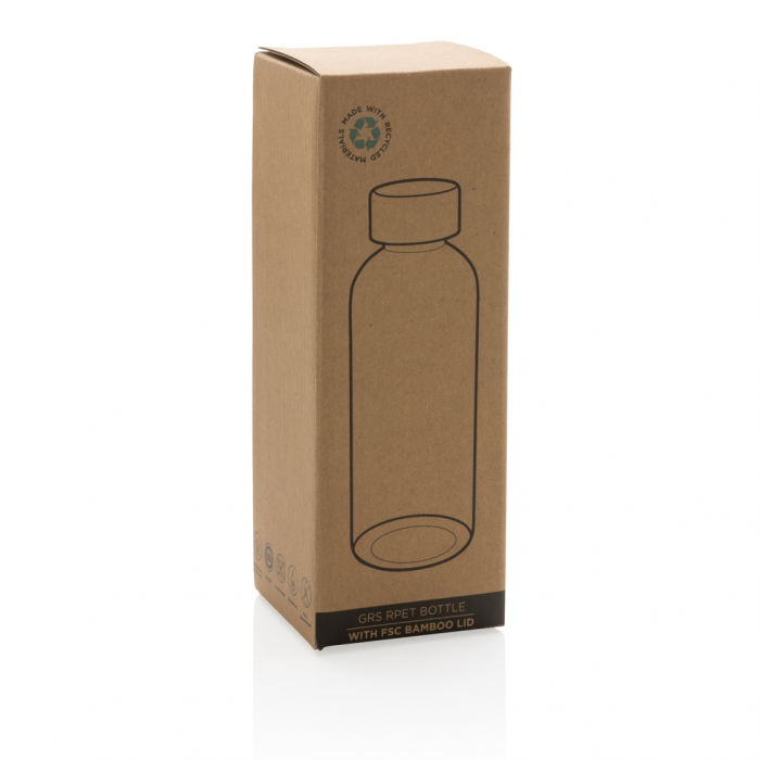 Sticla RPET reciclat RCS 660 ml cu capac bambus FSC [11]