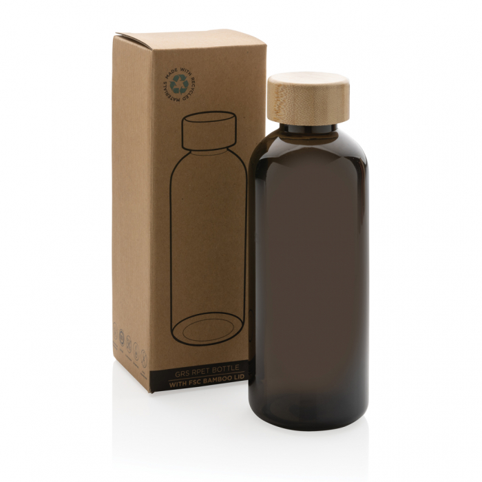 Sticla RPET reciclat RCS 660 ml cu capac bambus FSC [10]