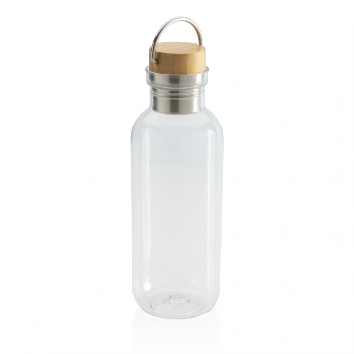 Sticla RPET reciclat RCS 680 ml cu capac bambus si maner [5]