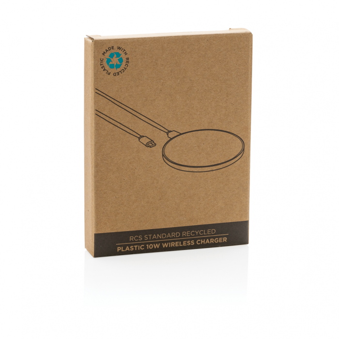 Incarcator wireless 10W RCS din plastic reciclat, cablu dual USB-A si USB-C [7]