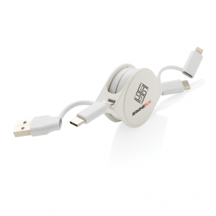 Cablu 6-in-1 retractabil RCS reciclat – incarcare rapida [6]