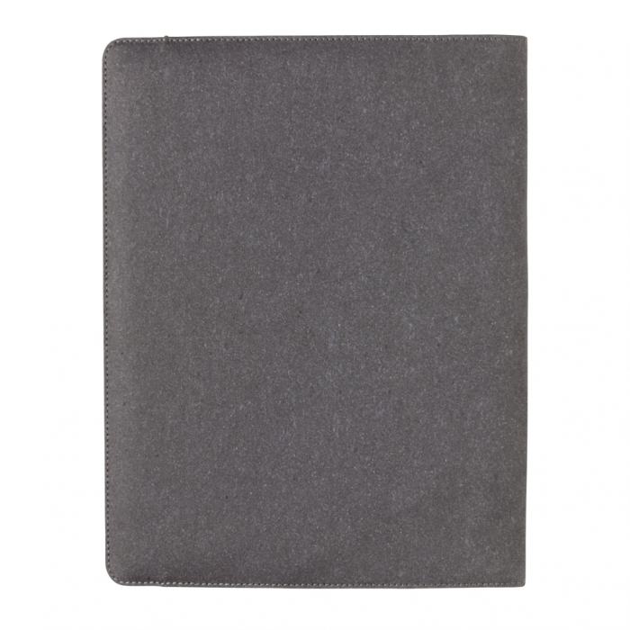 Mapa A4 din piele reciclata cu notepad si buzunare – personalizabila [4]