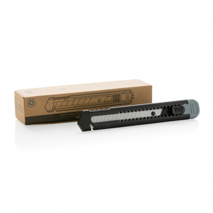 Cutter snap-off reincarcabil din ABS reciclat RCS cu lama SK4 – eco si rezistent [9]