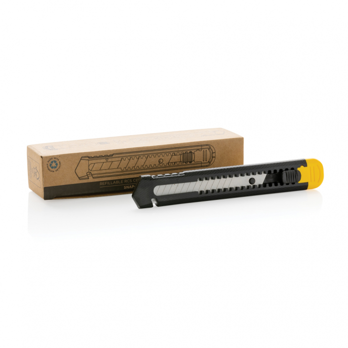 Cutter snap-off reincarcabil din ABS reciclat RCS cu lama SK4 – eco si rezistent [9]