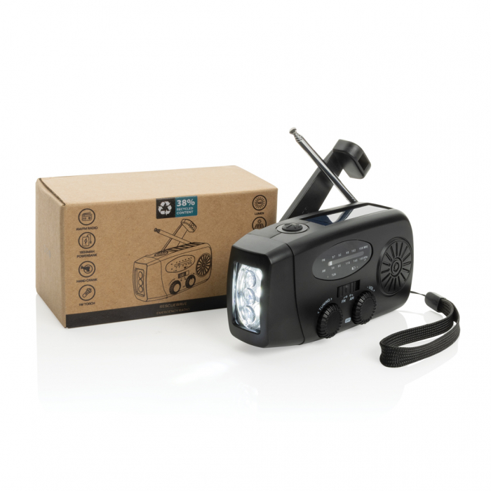 Radio de urgenta cu panou solar si lanterna RescueWave RCS [11]