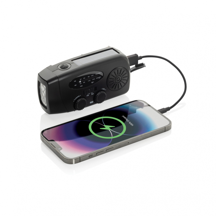 Radio de urgenta cu panou solar si lanterna RescueWave RCS [5]