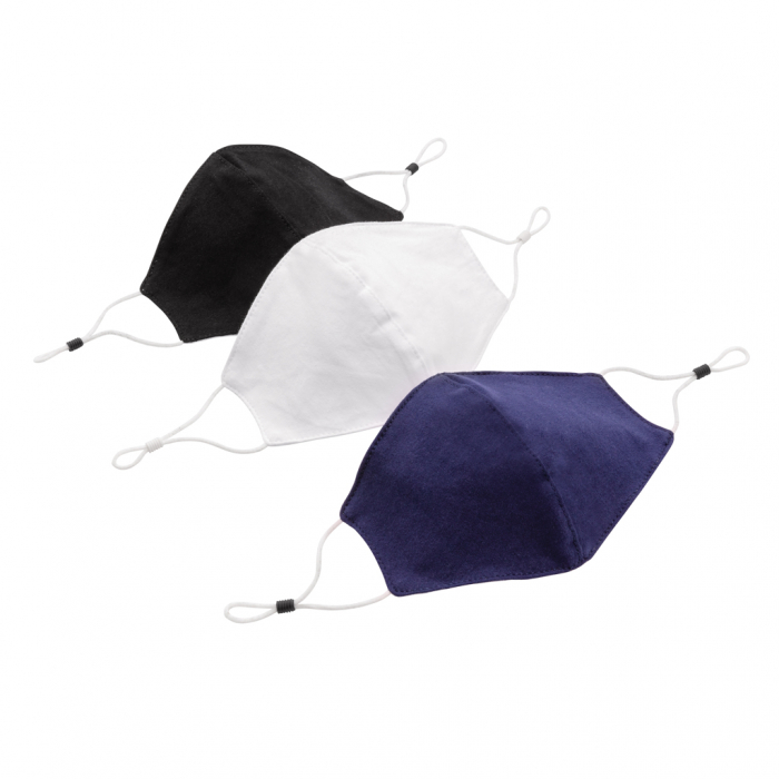 Masca faciala din bumbac reutilizabila, 2 straturi, lavabila la 60°C [8]