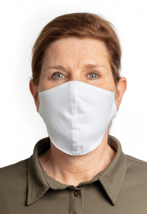 Masca faciala din bumbac reutilizabila, 2 straturi, lavabila la 60°C [3]