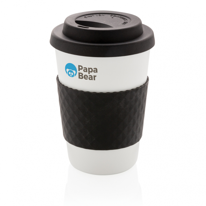 Cana cafea reutilizabila 270 ml cu capac silicon [5]
