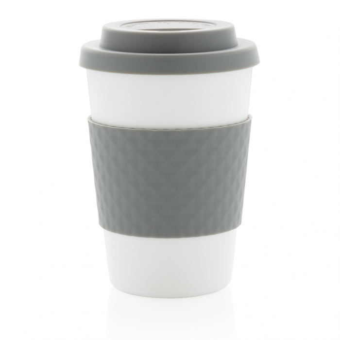 Cana cafea reutilizabila 270 ml cu capac silicon [3]