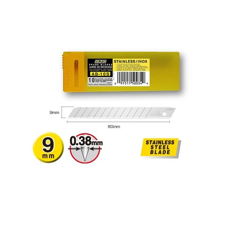 Rezerve cutter mic Olfa AB-10S 9 mm 10buc [2]
