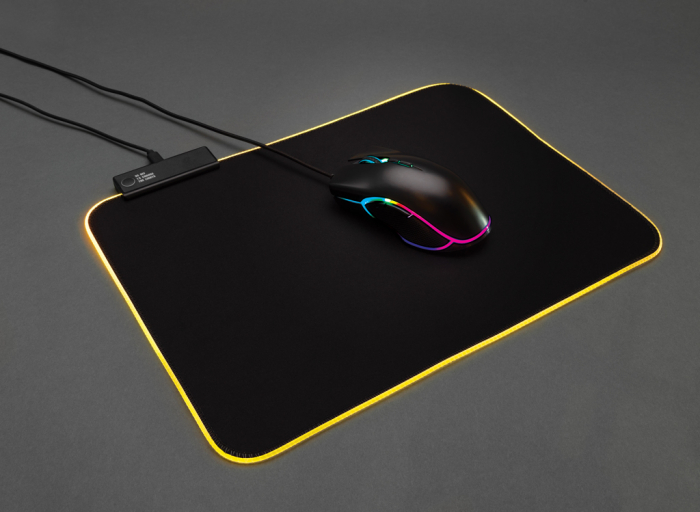 Mousepad gaming RGB, control tactil, 15 moduri de lumina [10]
