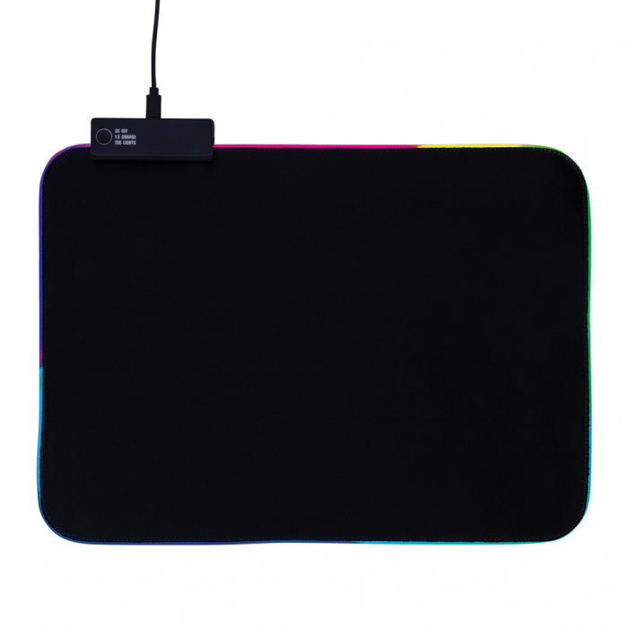 Mousepad gaming RGB, control tactil, 15 moduri de lumina [6]