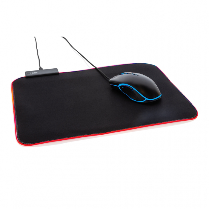 Mousepad gaming RGB, control tactil, 15 moduri de lumina [3]