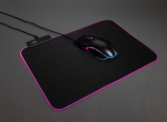 Mousepad gaming RGB, control tactil, 15 moduri de lumina [12]