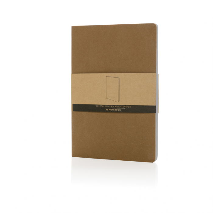 Agenda A5 Salton din hartie reciclata GRS – notebook eco 192 pagini dictando [10]