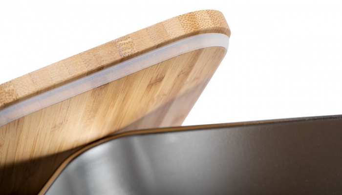 Sariul - Caserola din aluminiu si bambus natural [10]