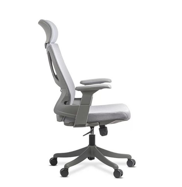Scaun de birou ergonomic din mesh, cu tetiera si suport lombar [4]