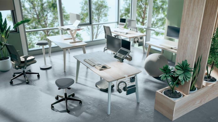 Scaun ergonomic Leitz Ergo cu roți, șezut tip șa, DSM 360°, spumă DDF Dual Density [13]