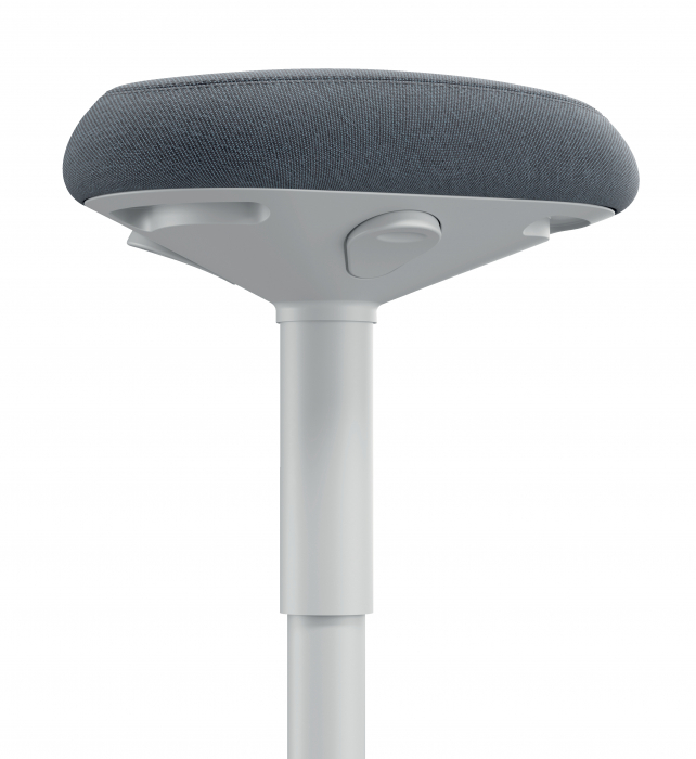 Scaun Ergonomic Leitz Ergo – Pozitie Sezut/In Picioare, Inaltime Reglabila, Gri-Pastel si Gri-Carbune [10]