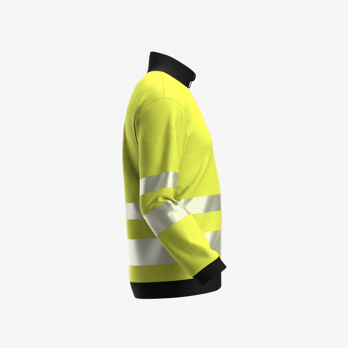 Hanorac hi-vis cu dungi reflectorizante, SCUTI, unisex, Safety Jogger [6]