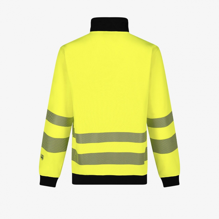 Hanorac hi-vis cu dungi reflectorizante, SCUTI, unisex, Safety Jogger [2]