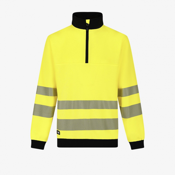 Hanorac hi-vis cu dungi reflectorizante, SCUTI, unisex, Safety Jogger [1]