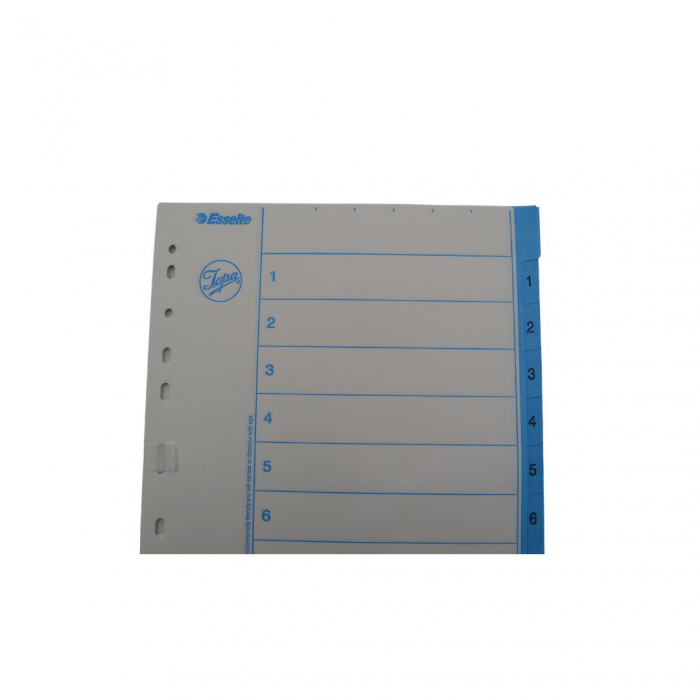 Separator 1-10 hartie Esselte [4]