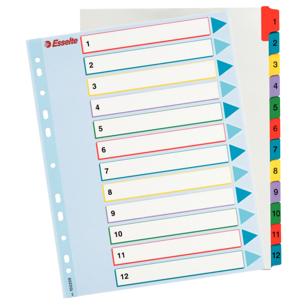 Separator 1-10 reinscriptibile Esselte [2]