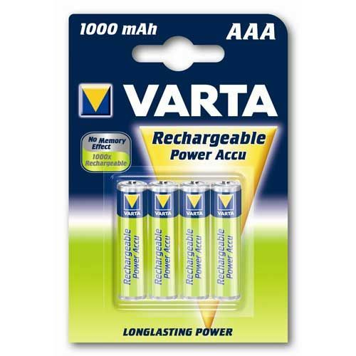 Set 4 acumulatori Varta R3 1000 mAh [2]