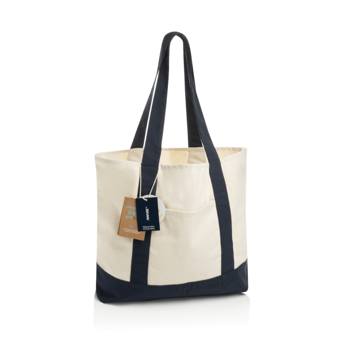 Geanta tote SHOP LOCAL AWARE™ din bumbac reciclat [2]