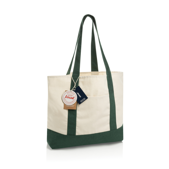 Geanta tote SHOP LOCAL AWARE™ din bumbac reciclat [2]
