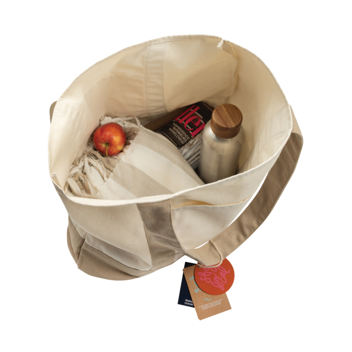Geanta tote SHOP LOCAL AWARE™ din bumbac reciclat [4]