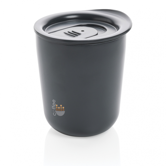Pahar cafea inox antimicrobian 250 ml cu capac [7]