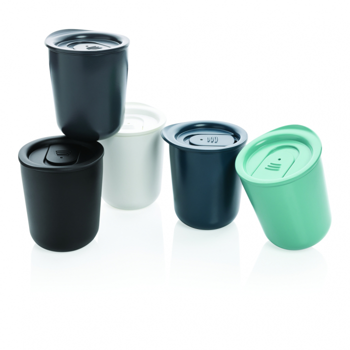 Pahar cafea inox antimicrobian 250 ml cu capac [8]