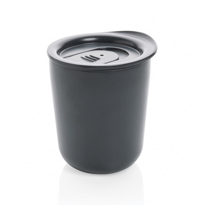 Pahar cafea inox antimicrobian 250 ml cu capac [2]
