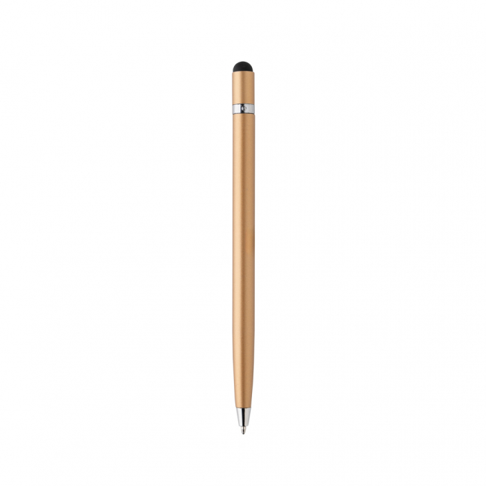 Pix minimalist metalic cu stylus si cerneala albastra [2]