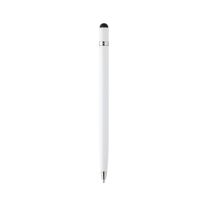 Pix minimalist metalic cu stylus si cerneala albastra [2]