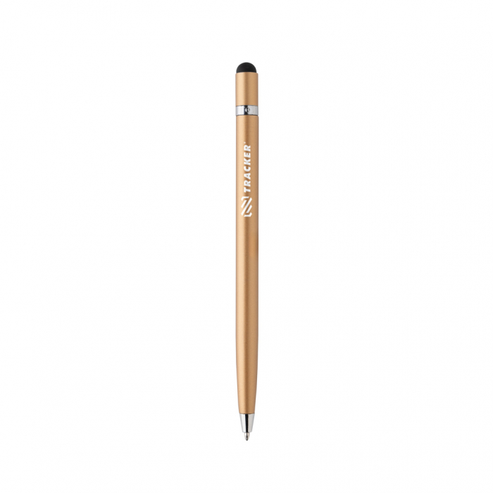 Pix minimalist metalic cu stylus si cerneala albastra [3]