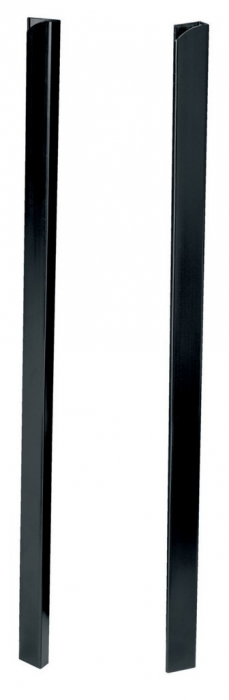 Sina legare documente GBC, plastic, A4, 10 mm, 70 coli, 25 buc/set, negru [2]